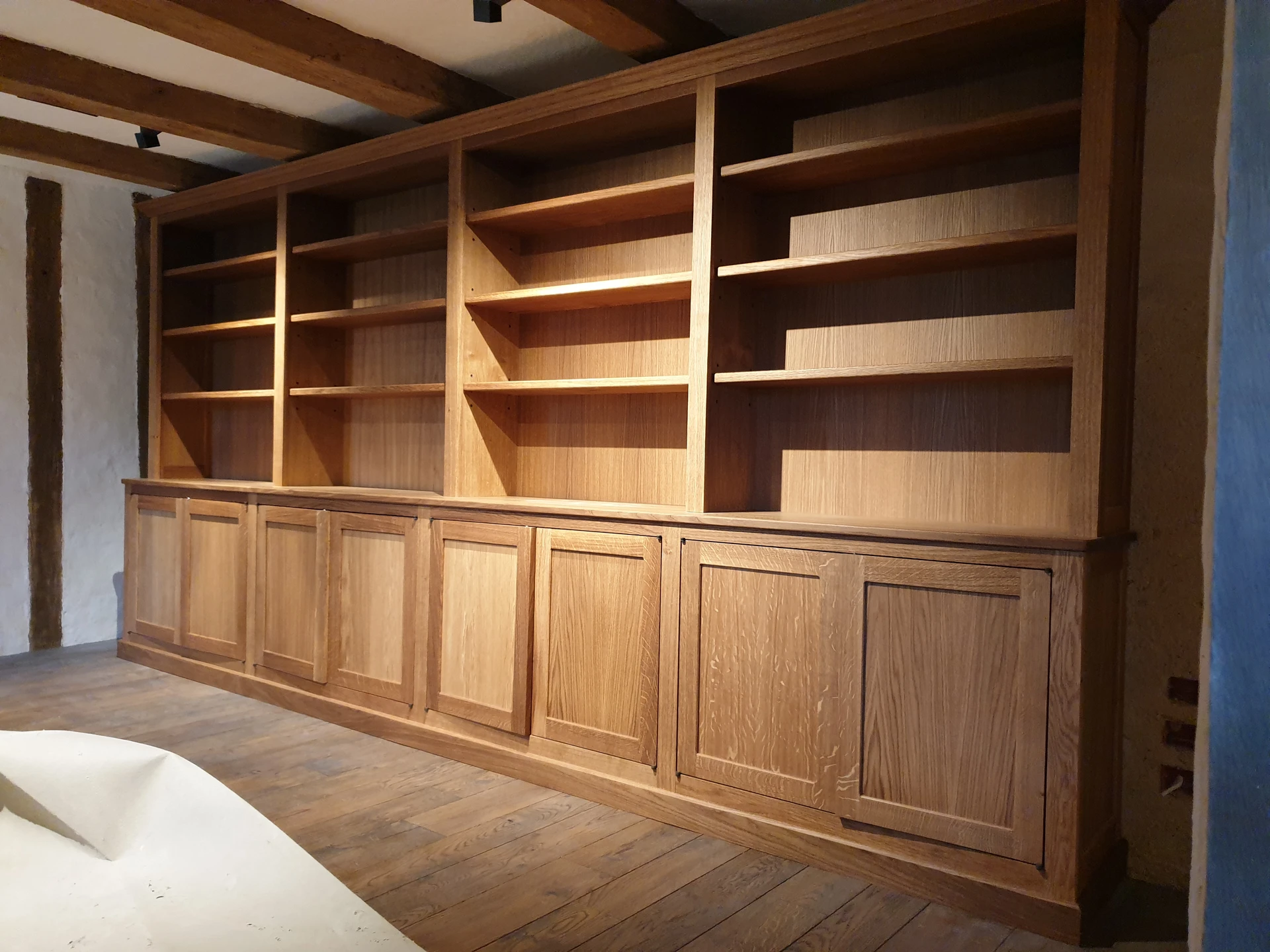 Bibliothèque chêne massif golfe K Bibliothèque chêne massif golfe K