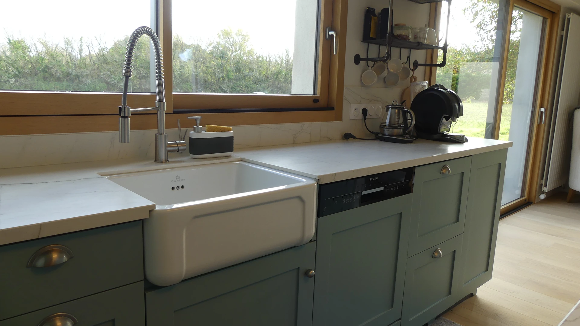 Cuisine façades à cadre laquée Séné T Cuisine façades à cadre laquée Séné T