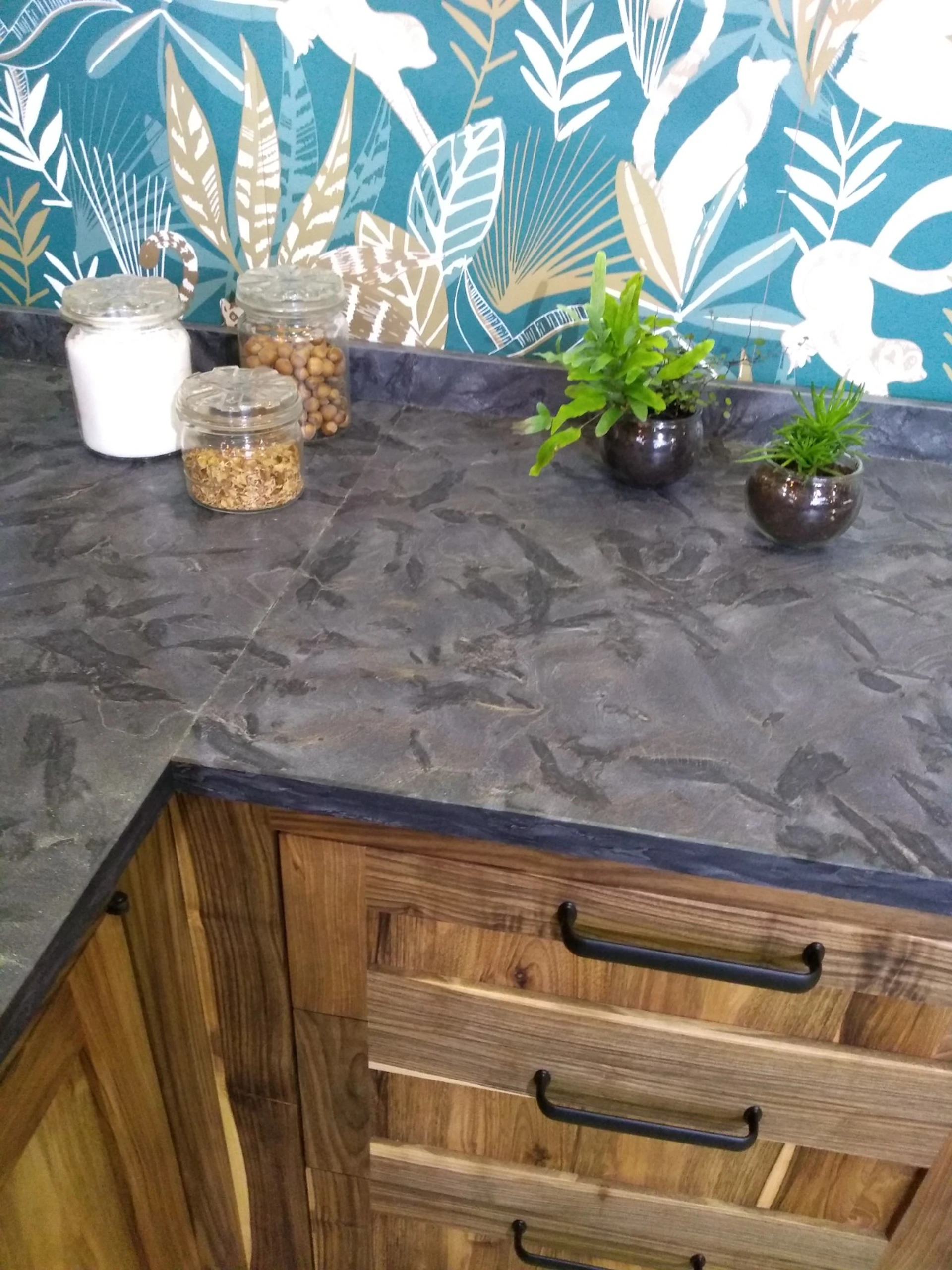 Cuisine chêne massif salon du vin Cuisine chêne massif salon du vin