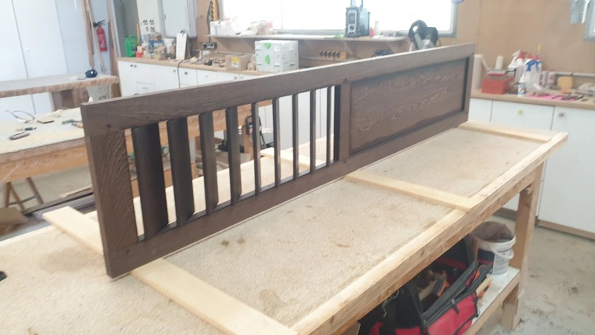 Volet persienne orientable wengé Volet persienne orientable wengé