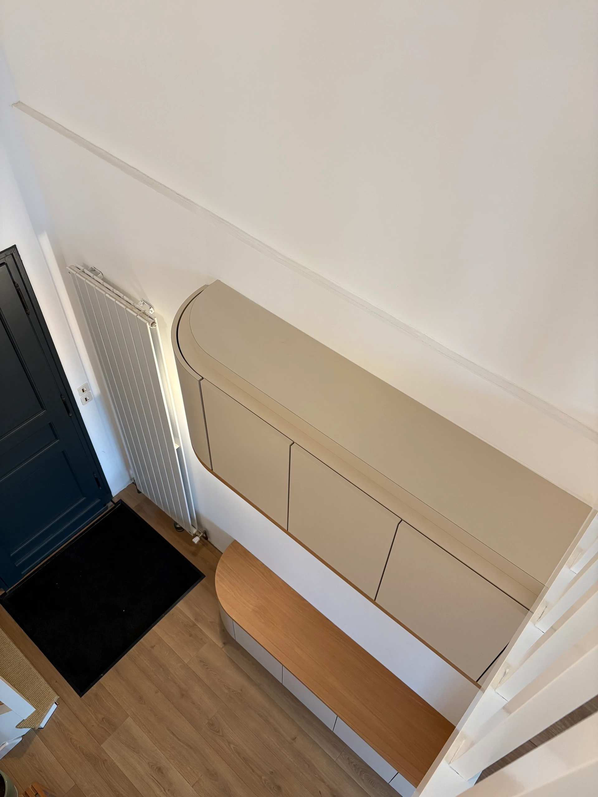 Meuble entrée vannes portes cintrée Meuble entrée vannes portes cintrée