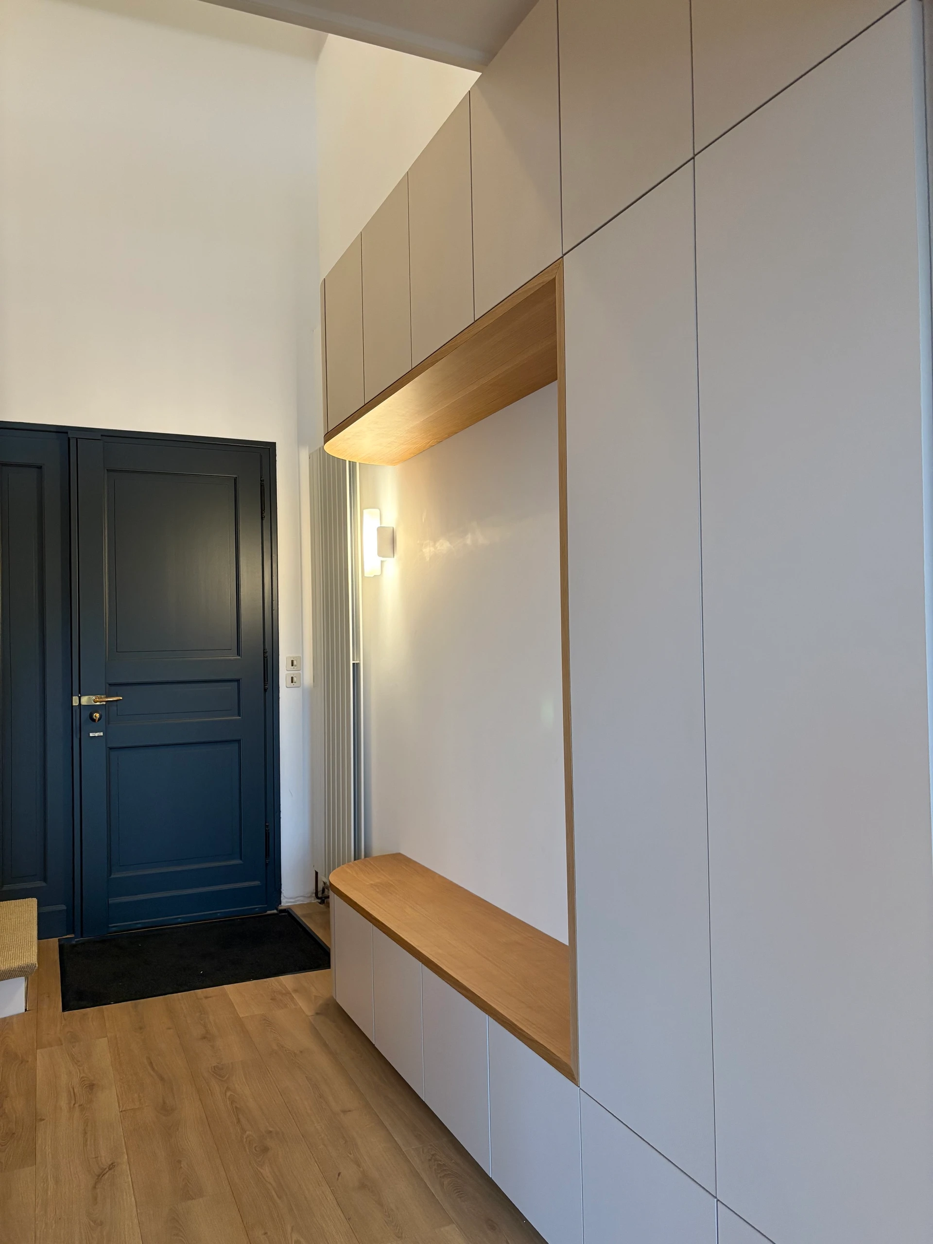 Meuble entrée vannes portes cintrée Meuble entrée vannes portes cintrée