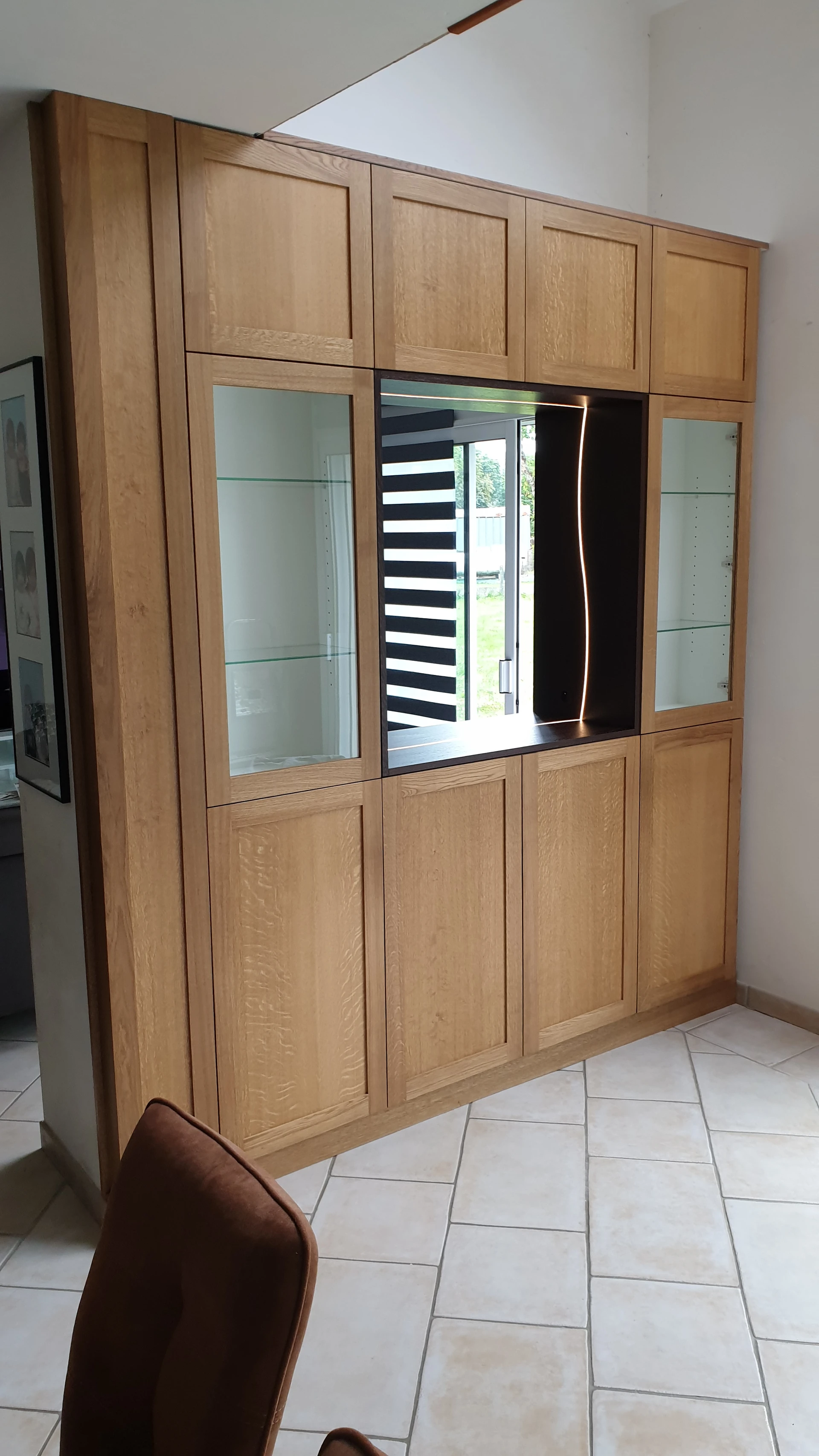 Meuble de séparation sur mesure Erdeven Meuble de séparation sur mesure Erdeven