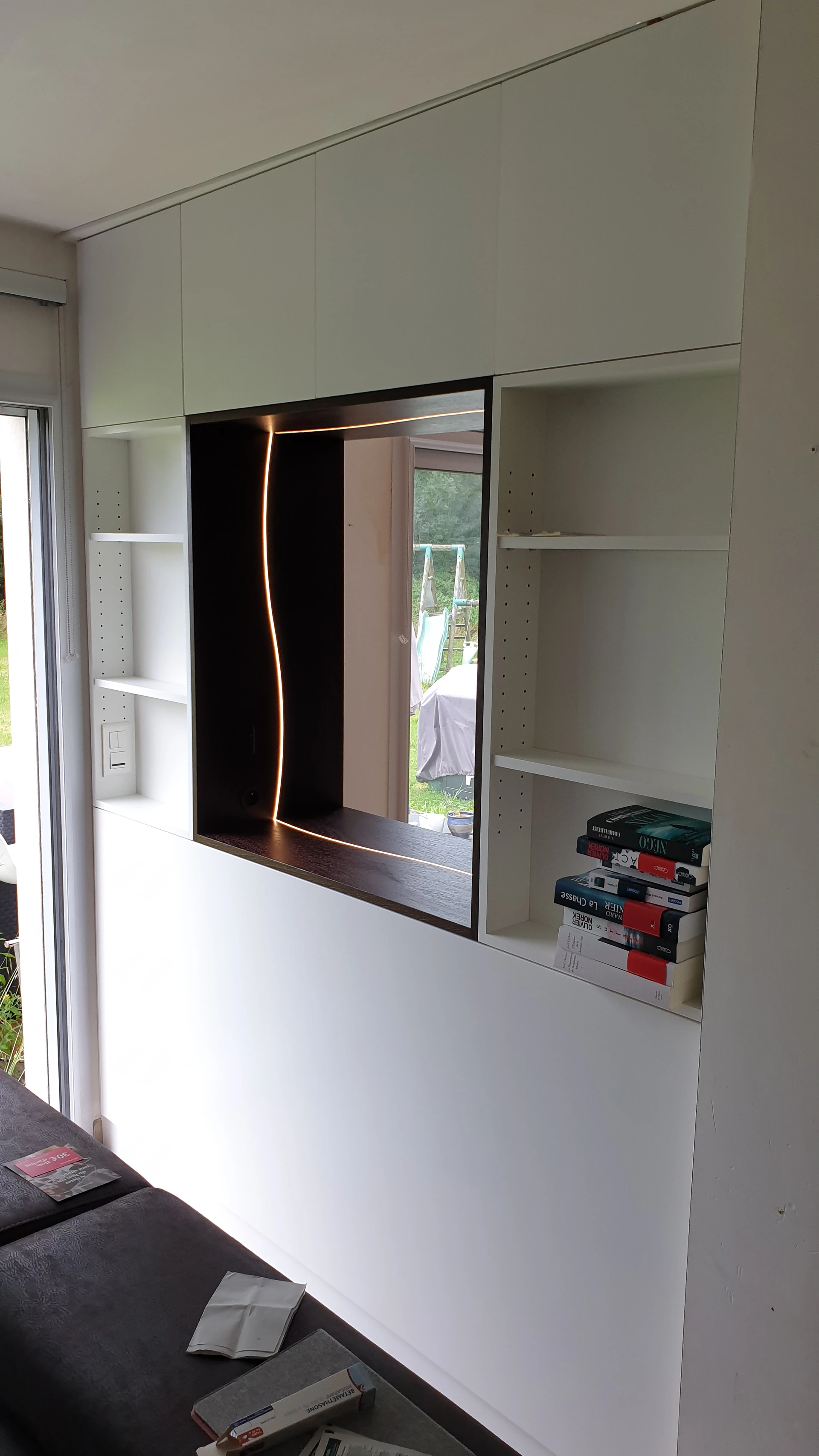 Meuble de séparation sur mesure Erdeven Meuble de séparation sur mesure Erdeven